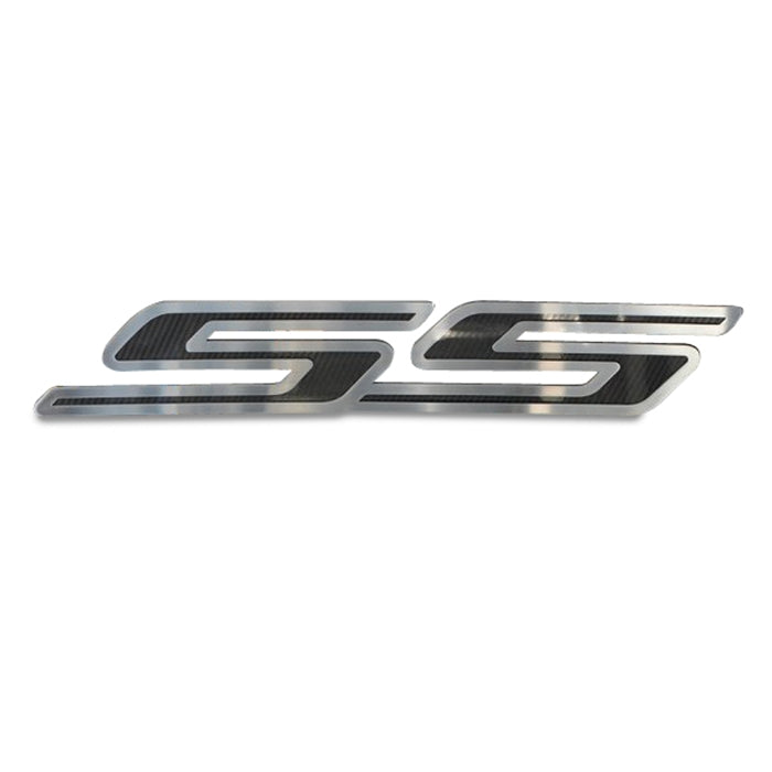 2010-2015 Camaro Hood Panel Letters, SS or RS - Brushed Stainless Steel with