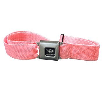 C5 Corvette Seatbelt Buckle BeltBaby Pink Webbing  -CORVETTESBB