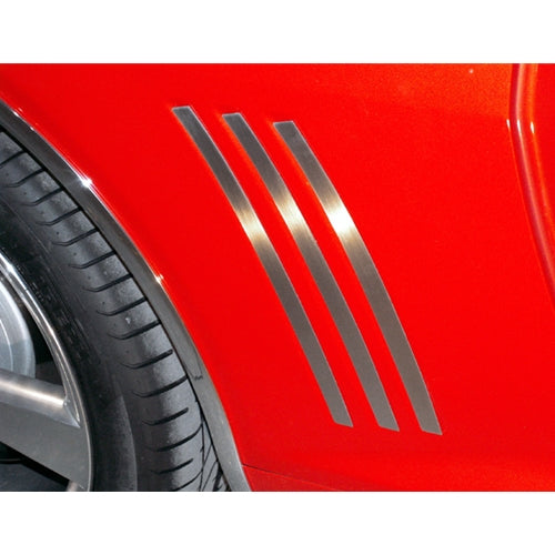 2010-2013 Camaro 6 PC. Stainless Steel Rear Quarter Panel Trim