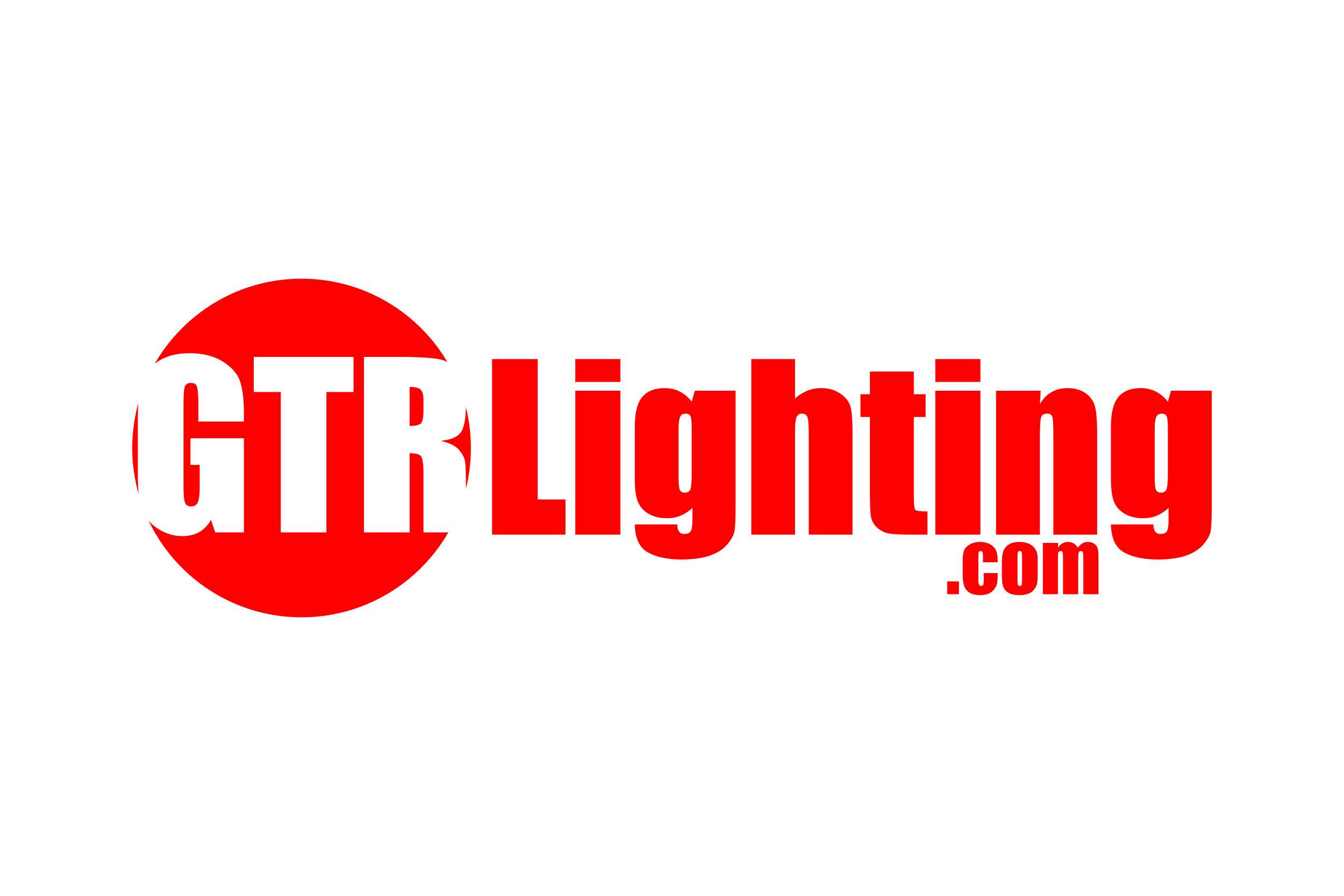 Morimoto Sticker: GTR Lighting logo (23in / Gray)