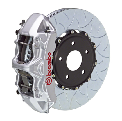 Brembo 20+ Corvette C8/C8 Z51 Front GT BBK 6 Piston Cast 350x34 2pc Rotor Slotte