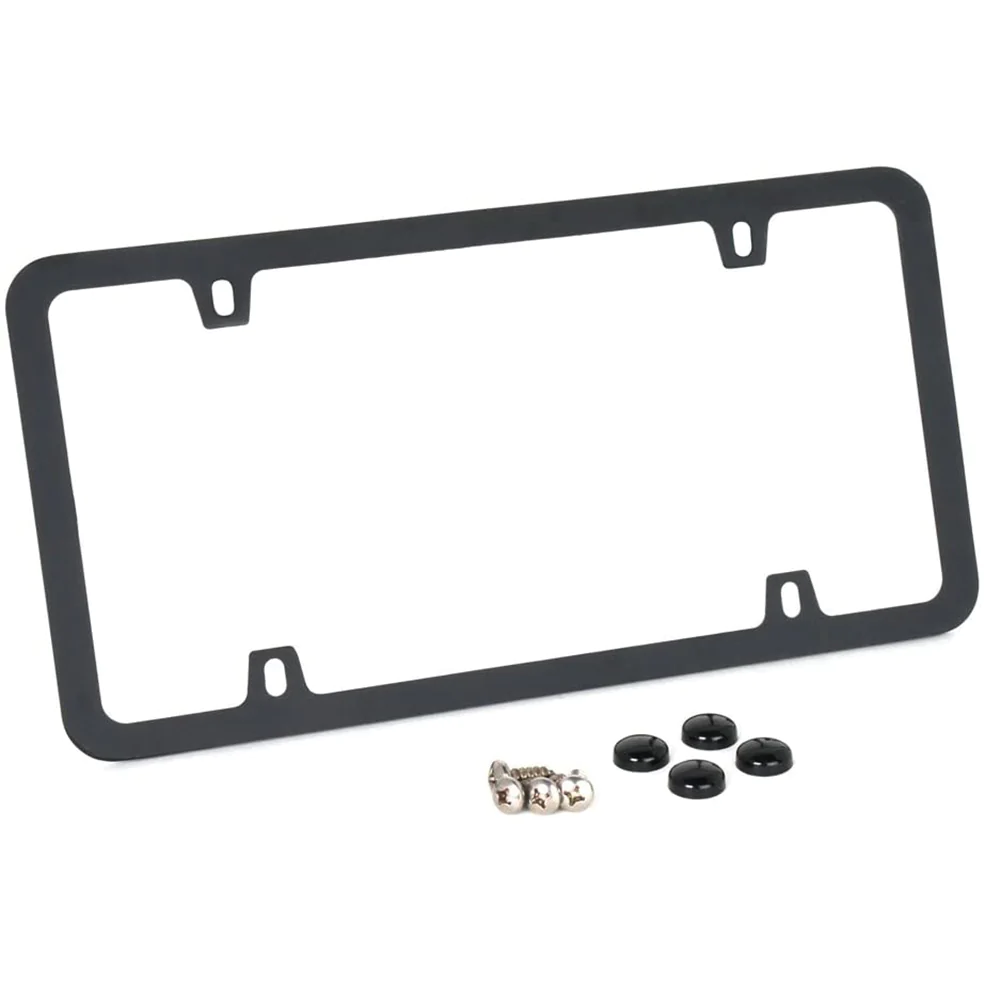 Corvette Black License Plate Frame, C5, C6, C7, C8