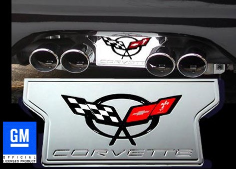 C5 Corvette Stick On Billet Exhaust Plate