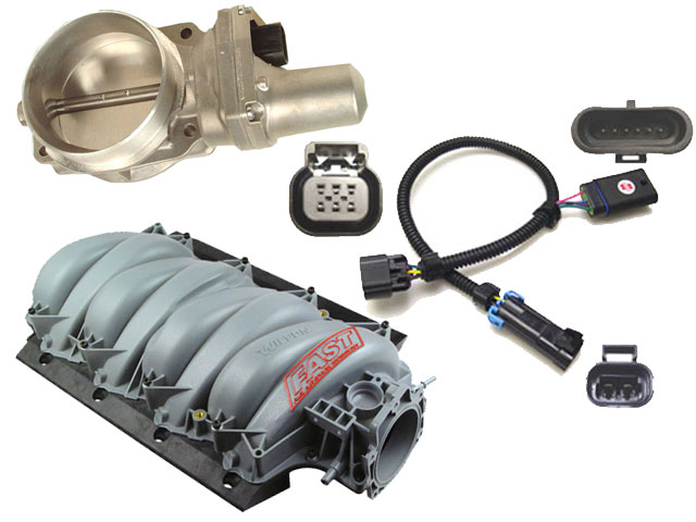 C5 Corvette FAST 102mm Intake Manifold, LS2 Throttle Body and Wiring Harness Kit