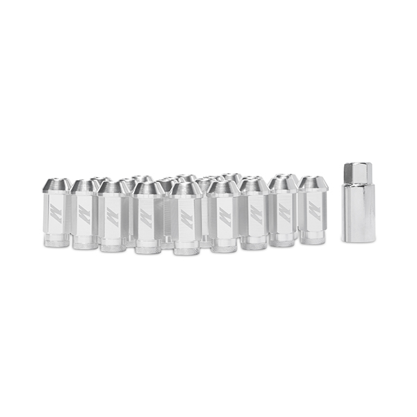 Mishimoto Aluminum Locking Lug Nuts, M12 x 1.5, Silver