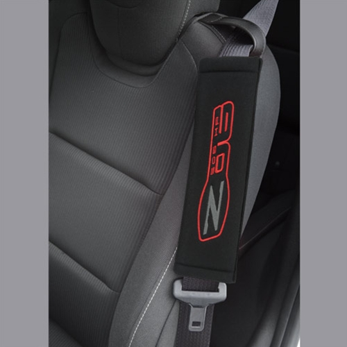 C5 or C6 Corvette Seatbelt Harness Shoulder Pad - Z06 Emblem