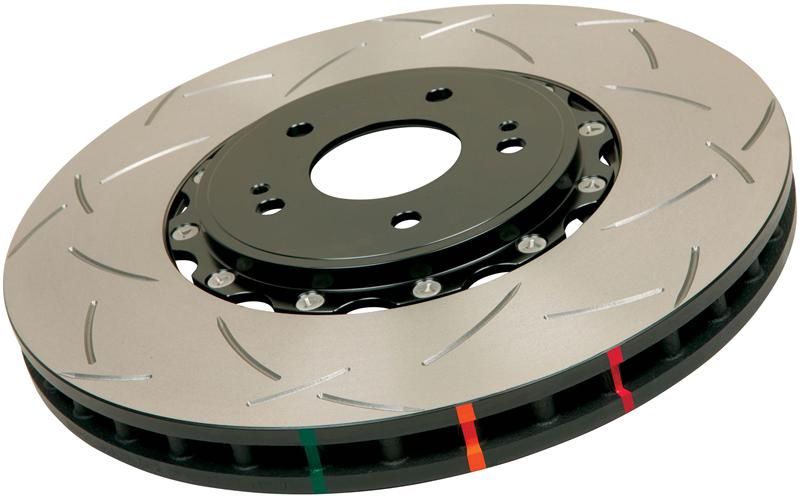DBA 2020+ Chevrolet Corvette C8 Z51 Front Slotted 5000 Series Rotor w/ NAS Nuts