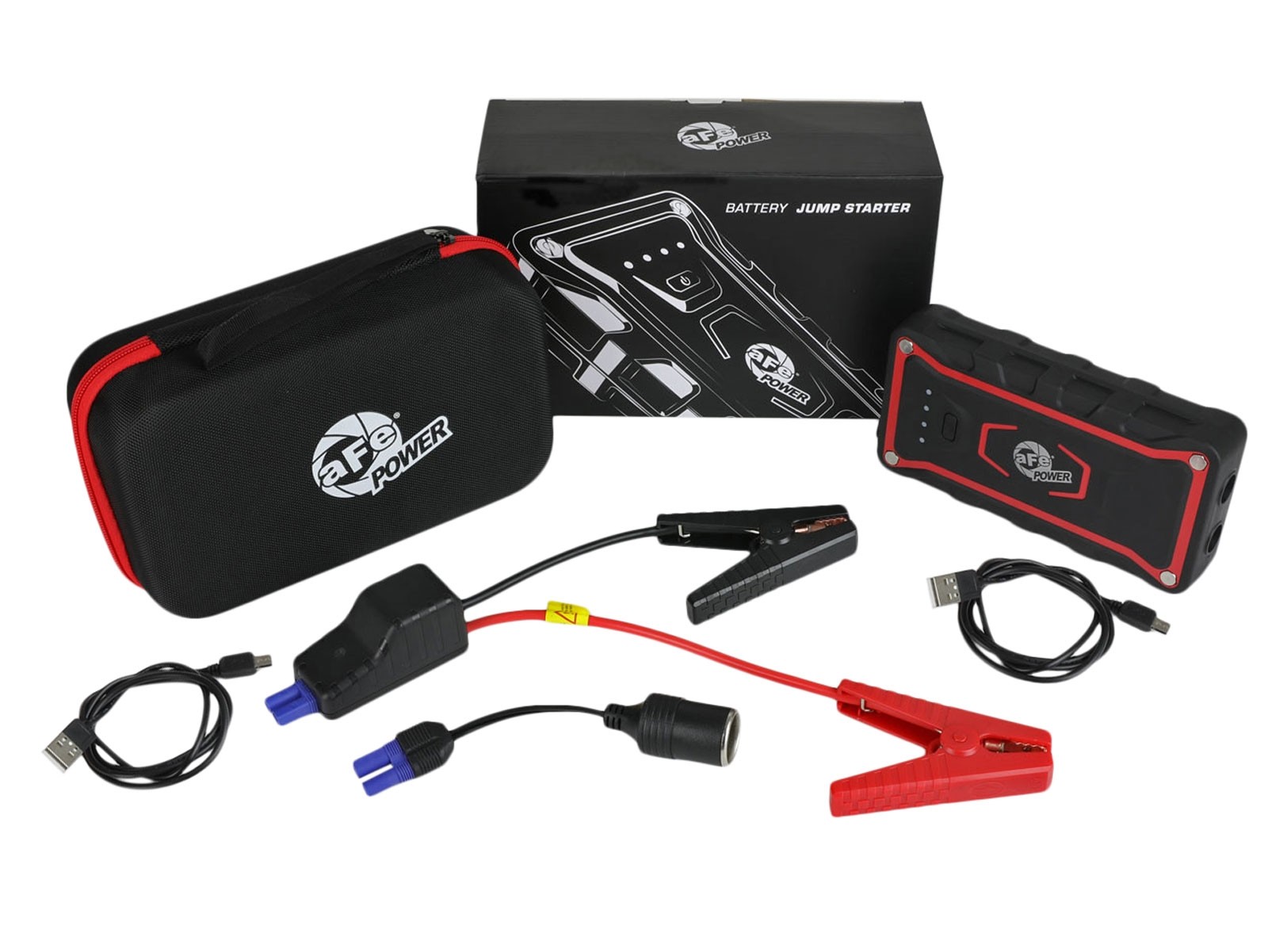 aFe POWER 20,000mAh Portable Battery Jump Starter Kit, Corvette, Camaro, Mustang, Cadillac