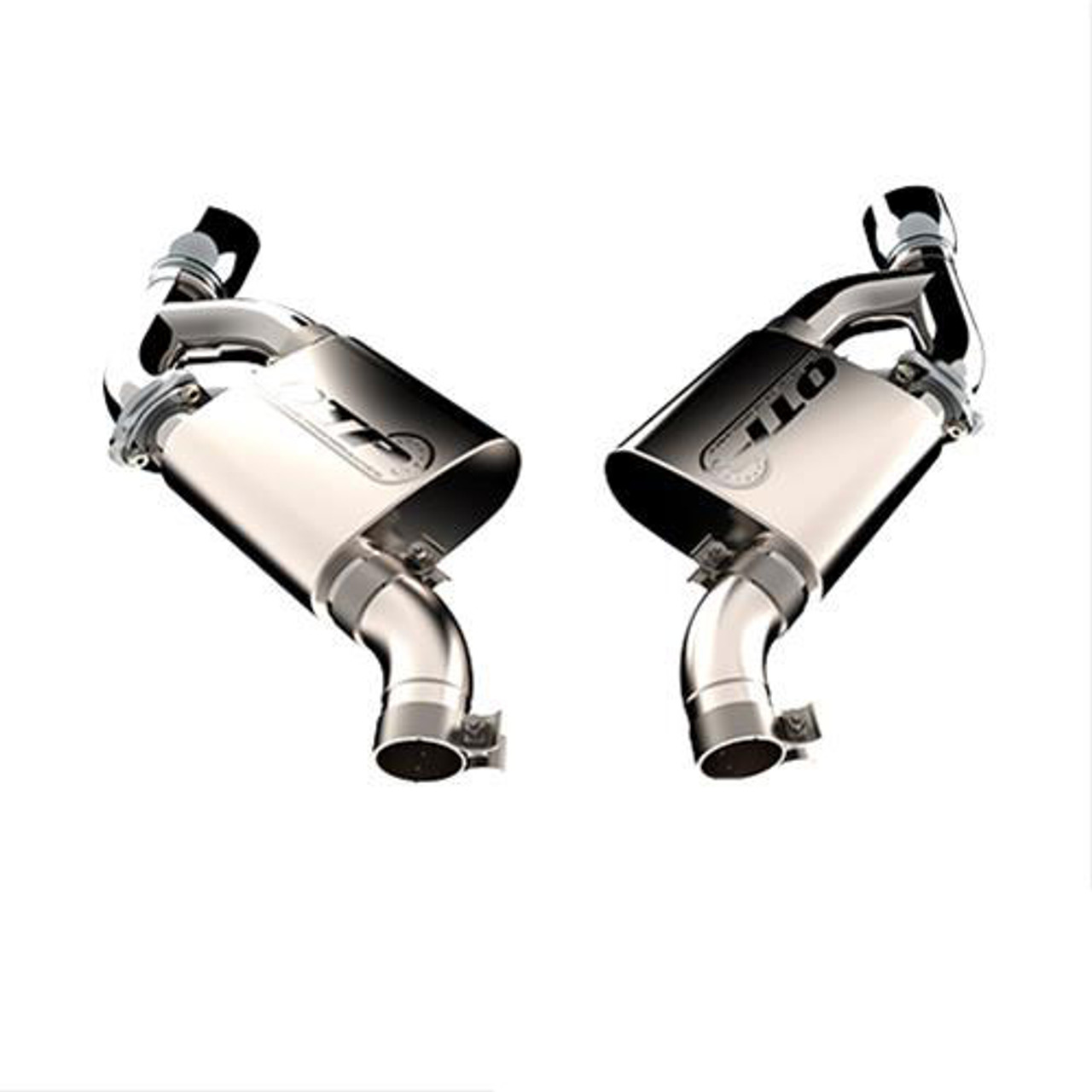 16-22+ Camaro SS Polished Dual-Tip, Axle Back Exhaust Kit W/ Cutouts, QTP