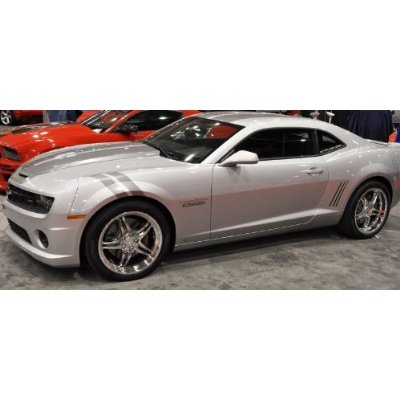 2010-2014 Camaro Single Color Stripes Kit, Hash Marks, Fender Stripes