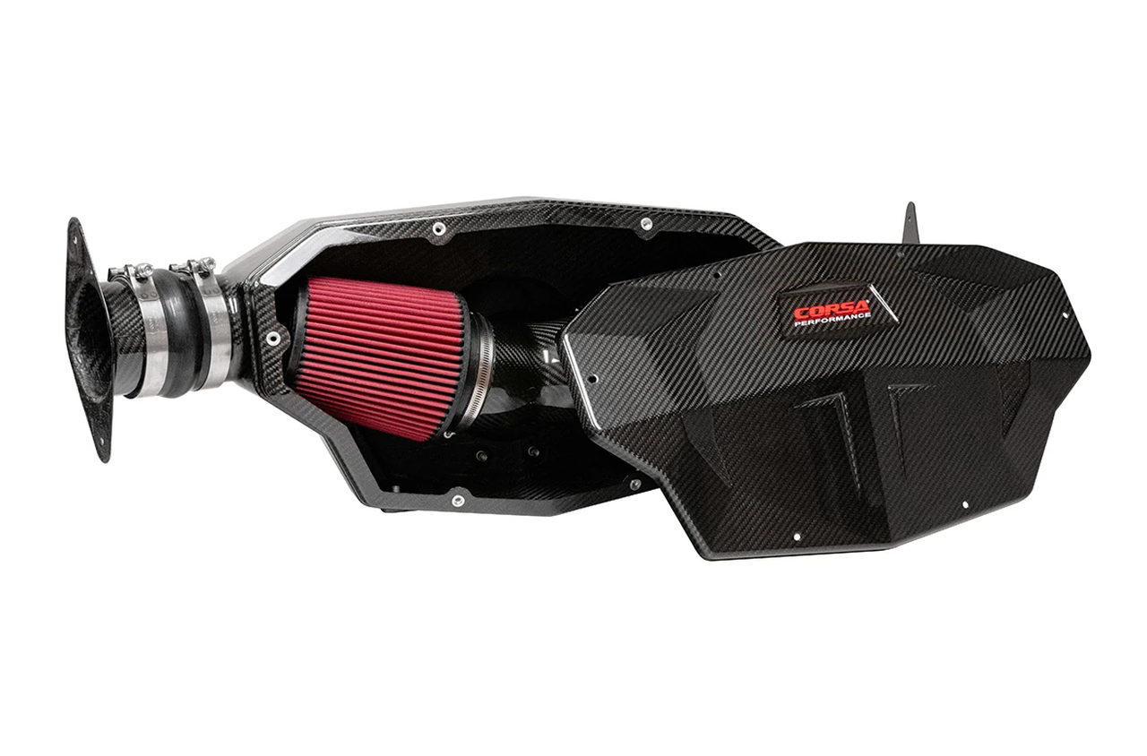 20-23+ C8 Corvette Carbon Fiber DryTech Filter Cold Air Intake Corsa