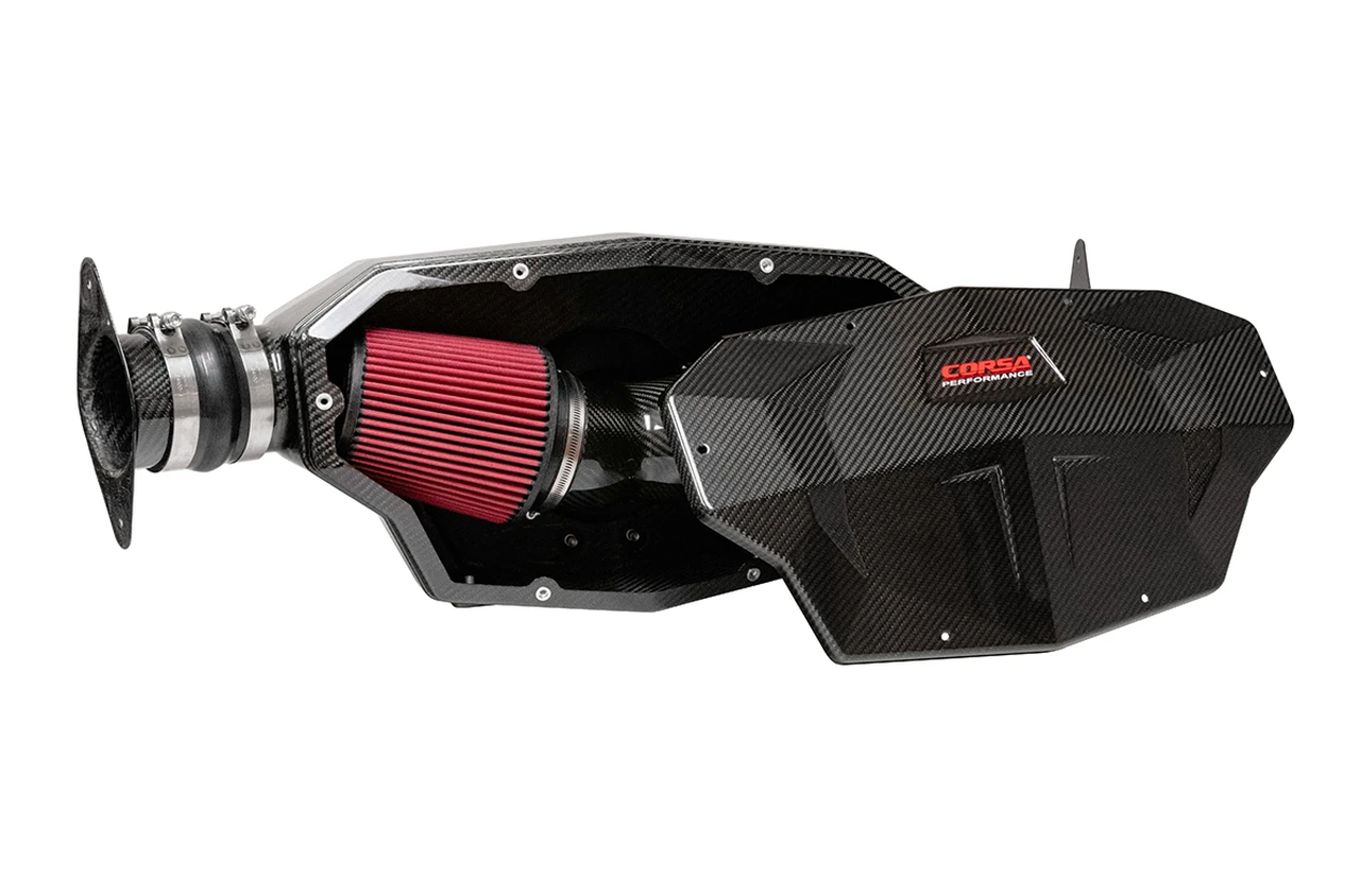 20-24+ C8 Corvette Carbon Fiber DryTech Filter Cold Air Intake Corsa