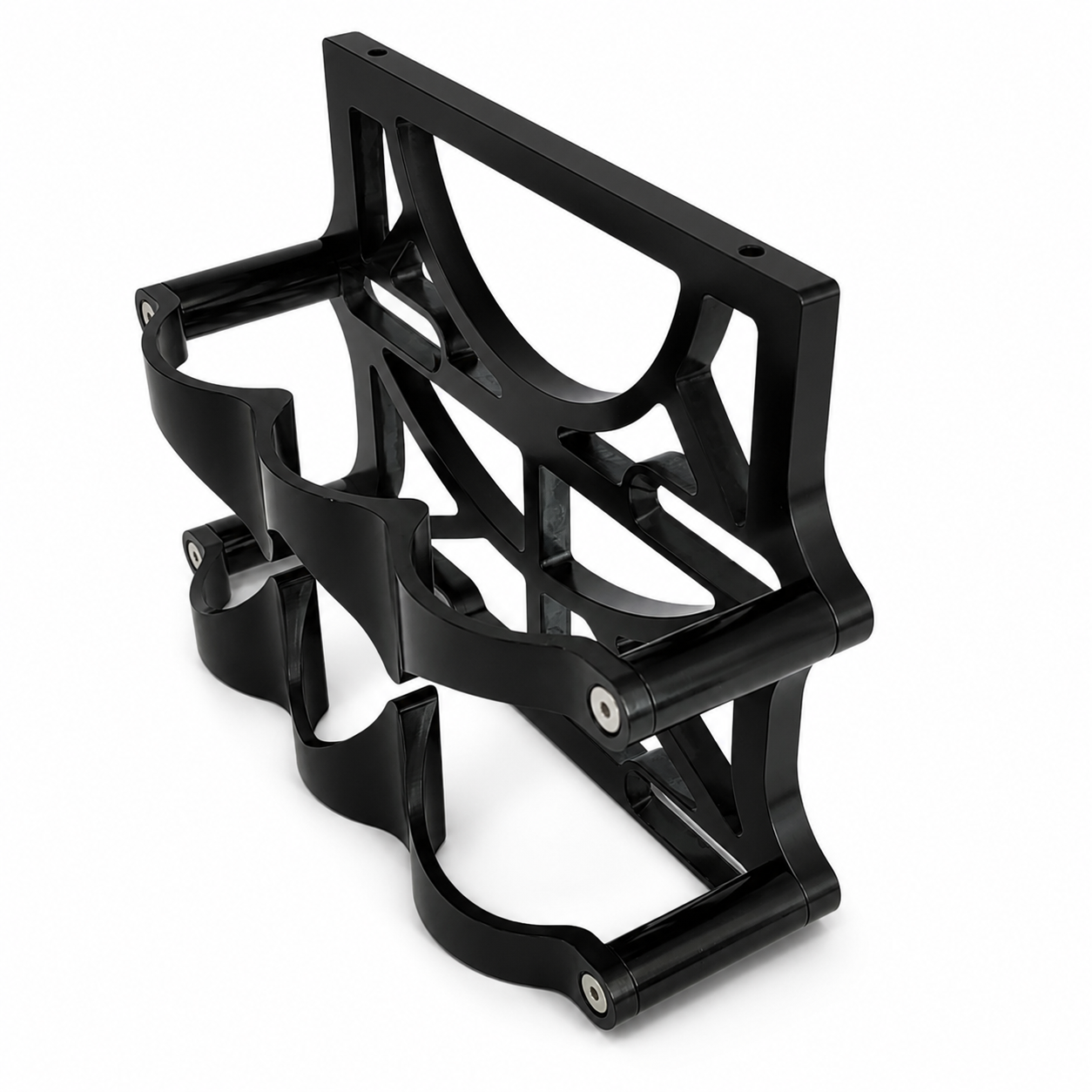 Granatelli 6 Volt OPTIMA Battery Tray - Billet Black - 452200B