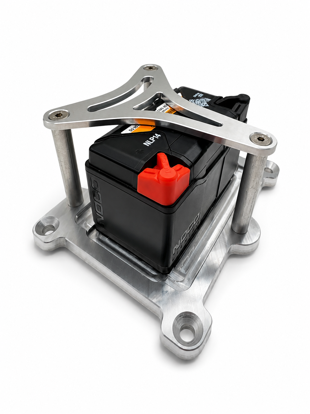 Granatelli Billet Aluminum Battery Tray for NOCO NLP14 Group 14 - 452214
