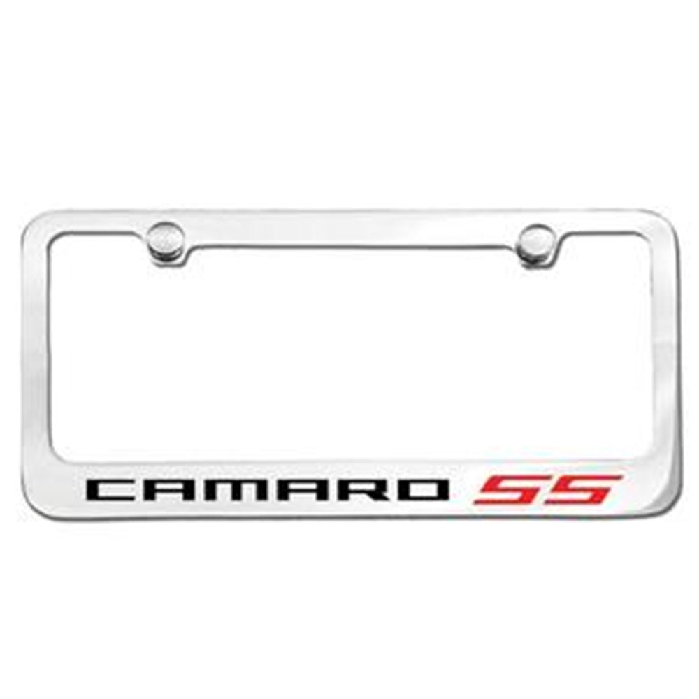 Camaro SS License Frame : Chrome Plated