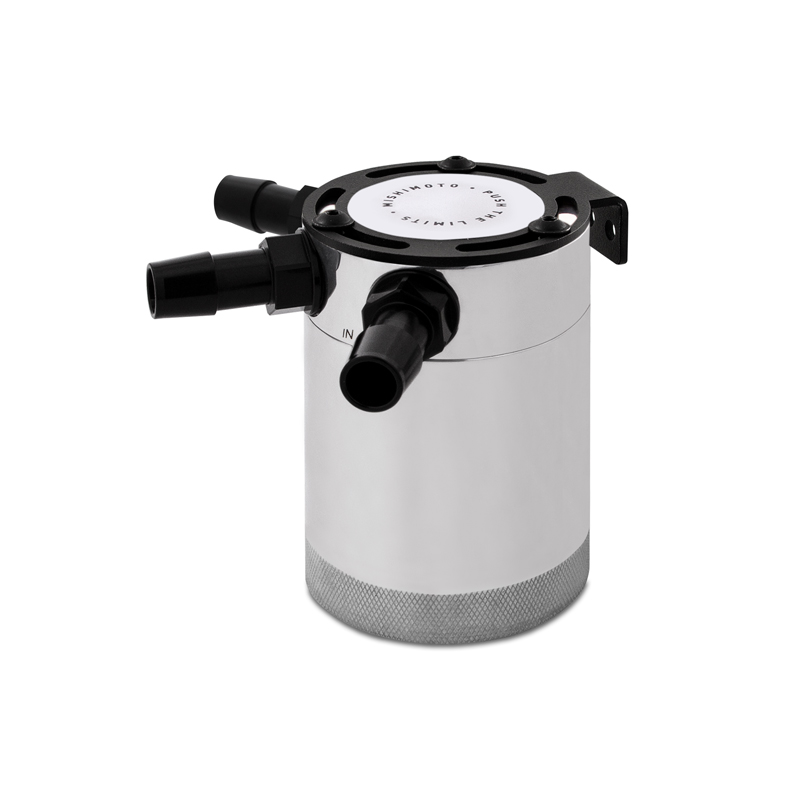 Mishimoto Compact Baffled Oil Catch Can, 3-Port, Polshied