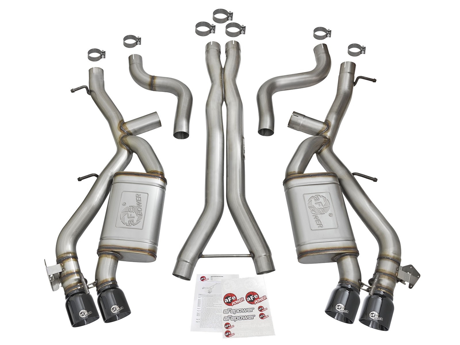 Camaro SS 16-17 V8-6.2L aFe POWER MACH Force-Xp 3" 304 Stainless Steel Cat-Back Exhaust System