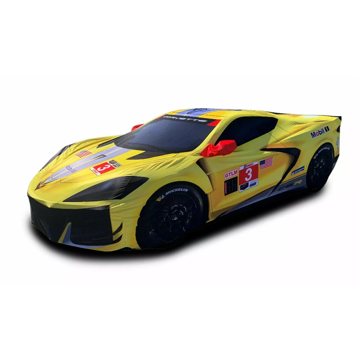 2020+ C8 Corvette Stingray C8.R Yellow Indoor Car Cover GM - No Battery Tender