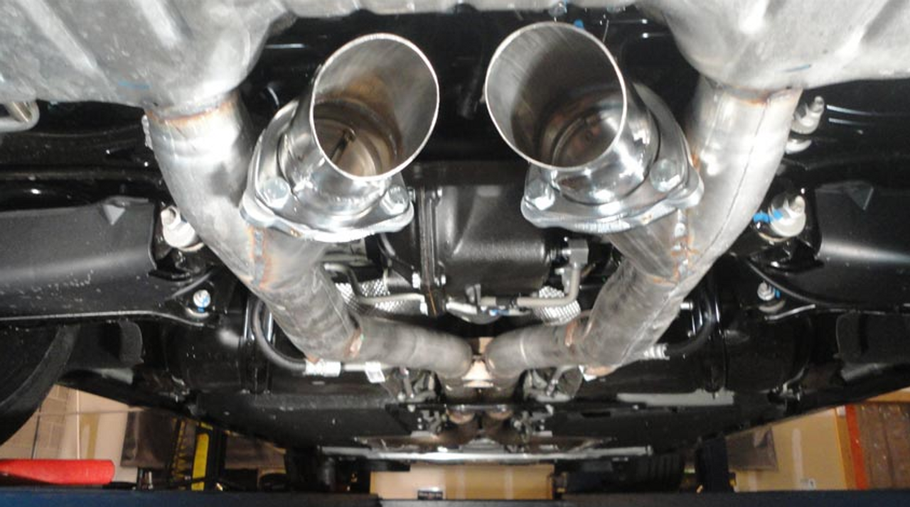 16-22+ Camaro SS Exhaust Cut-Out Kit W/ 3" Turn-Down Pipes QTP