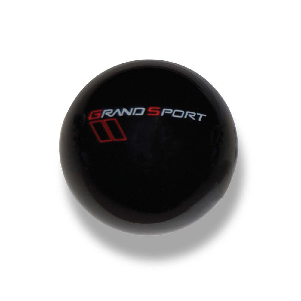 C6 Corvette Shift Knob - Grand Sport Emblem - GM Licensed : 2005-2013 C6