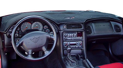 C5 Corvette Dash Cover with Embroidered C5 Logo