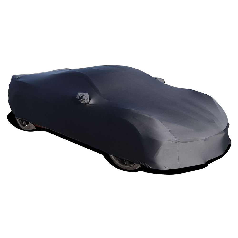C8 Corvette Onyx Satin Indoor Car Cover, Black