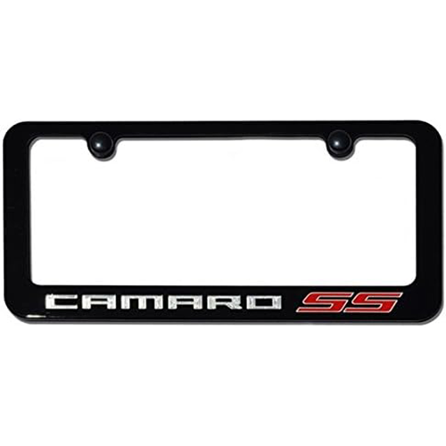 Camaro SS License Frame : Exterior Color - Gloss Black