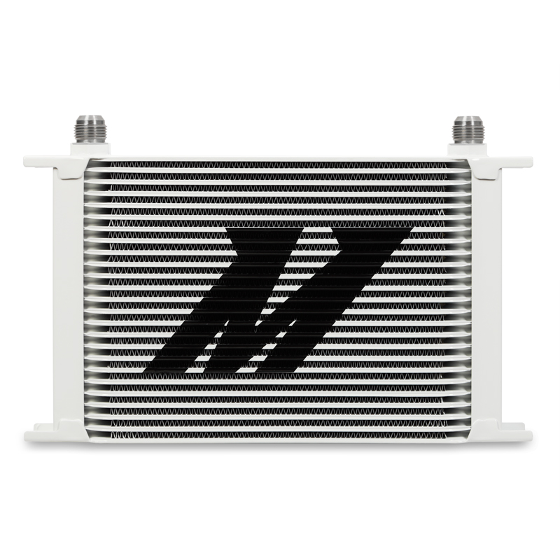 Mishimoto Universal 25-Row Oil Cooler, White
