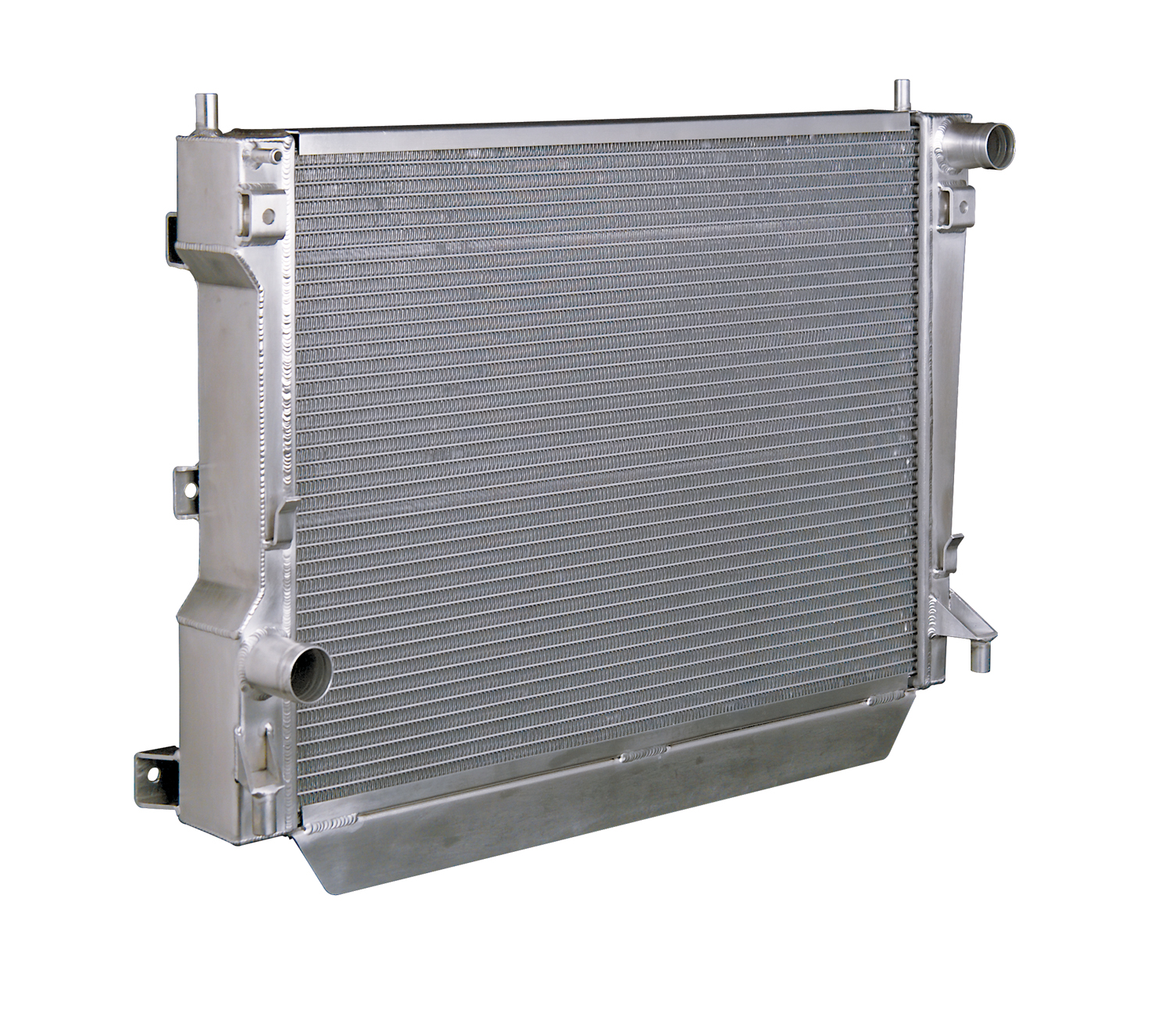 Radiator Direct-Fit Polished Finish for 05-13 Ford Mustang w/Any Trans, Be Cool