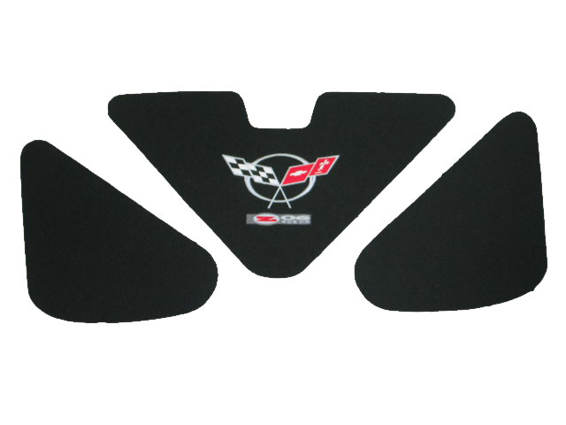 C5 Corvette Truck Lid Liner w/Embroidered Z06 405HP Logo, 3 Piece