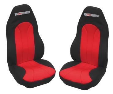 1997-2003 C5 Corvette, Neoprene Seat Covers with Embroidered Z06 405 Side Fender Logo, Pair