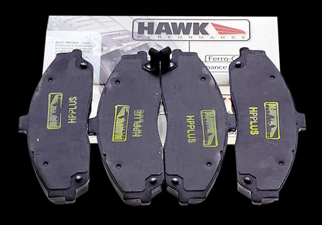 C5/C6 Corvette Hawk HP PLUS Street/Race Brake Pads (Front)