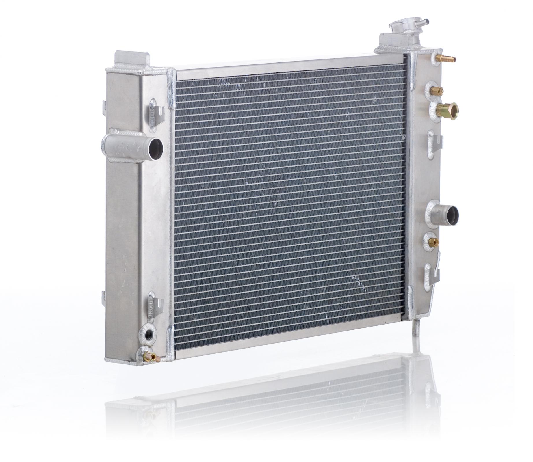Radiator Direct-Fit Polished Finish for 05-11 Chevrolet Corvette w/Dual Coolers,