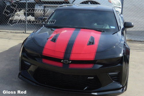 16-18 Camaro Pinstripe Rally Stripes  No Roof Stripes Included, Big Worm