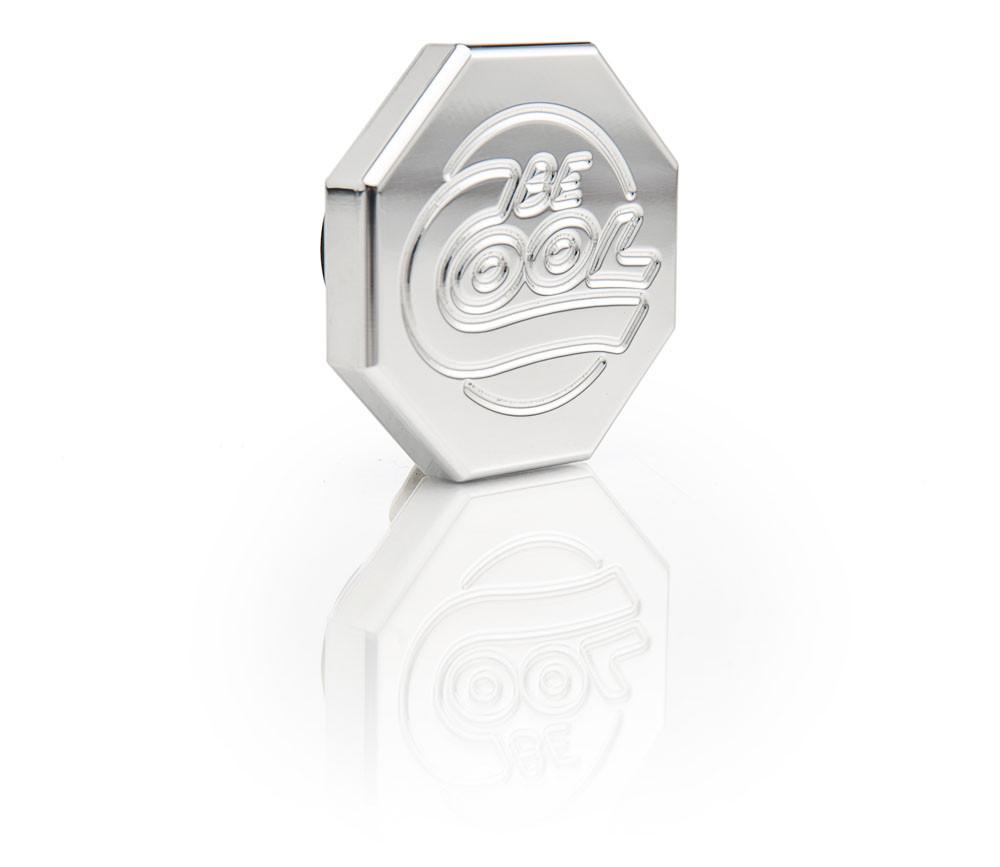 Polished Finish Octagon-Style Billet Radiator Cap, Be Cool Radiator