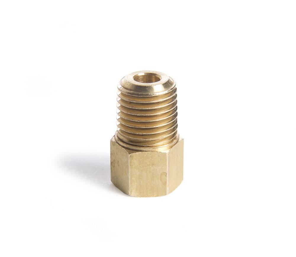 Brass 1/4 Inch NPT x 5/16 Inch Flare Transmission Cooler Fitting, Be Cool Radiat