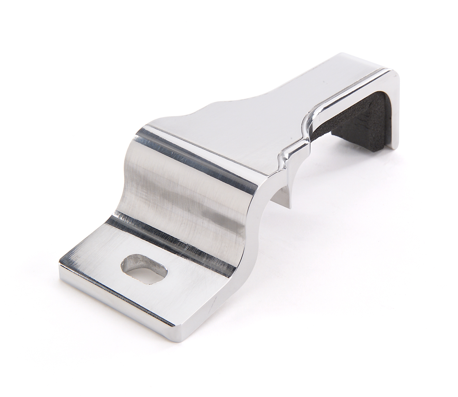 Radiator Mounting Bracket Polished Finish Aluminum, Be Cool Radiator