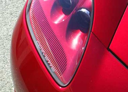 C6 Corvette Etched Glass Look Headlight Decals
