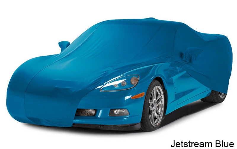 Corvette Color Match Car Cover C6,Z06,ZR1 and Grand Sport, Jetstream Blue