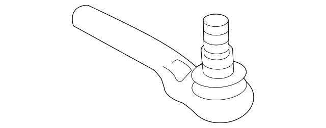 Front Outer Tie Rod, C6 Corvette.Z06, Cadillac XLR, GM OEM 26086581