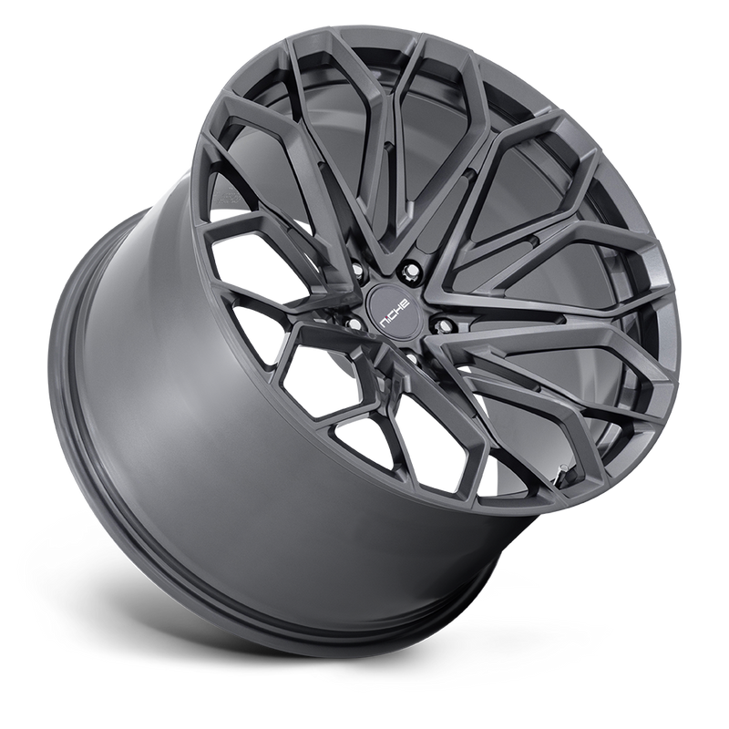 C8 Corvette Widebody Niche Manta 20x10 21x13 Wheels + Titanium Lug Nuts