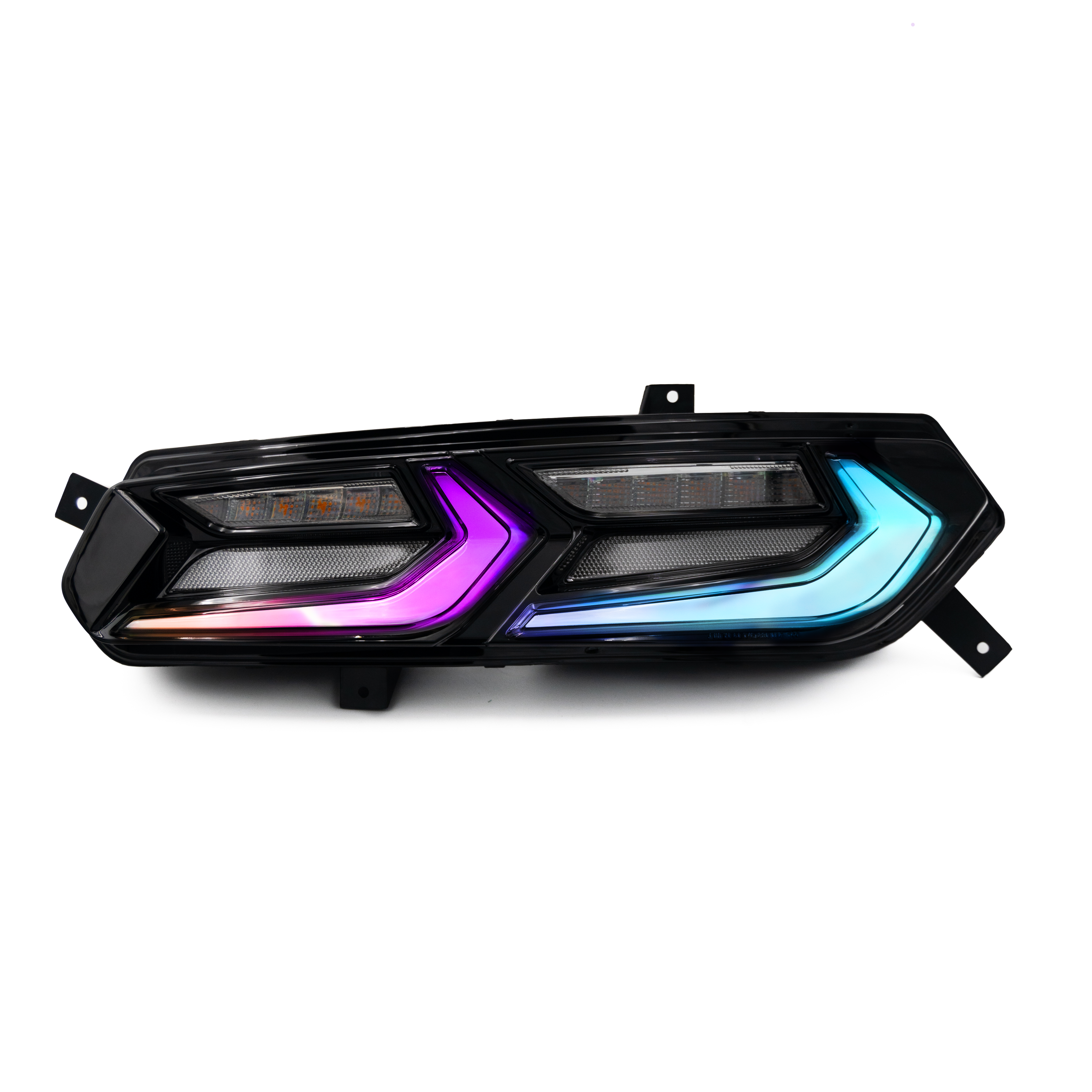 2014-2019 Chevy Corvette C7 RGB Umbra LED Tail Lights (Clear Lens)