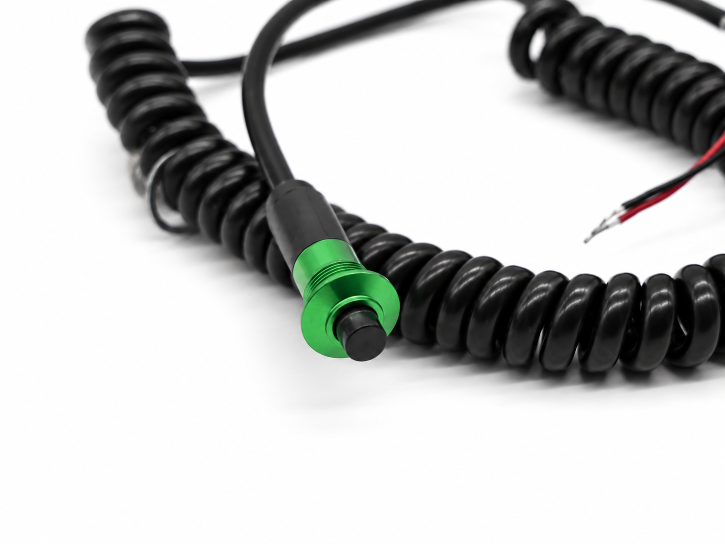 Granatelli Green Pin Head Momentary Push Button Switch with 6' - 810101GR