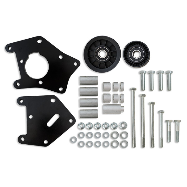 LS1, LS2 Truck Application Black Aluminum A/C Compressor Relocation Bracket