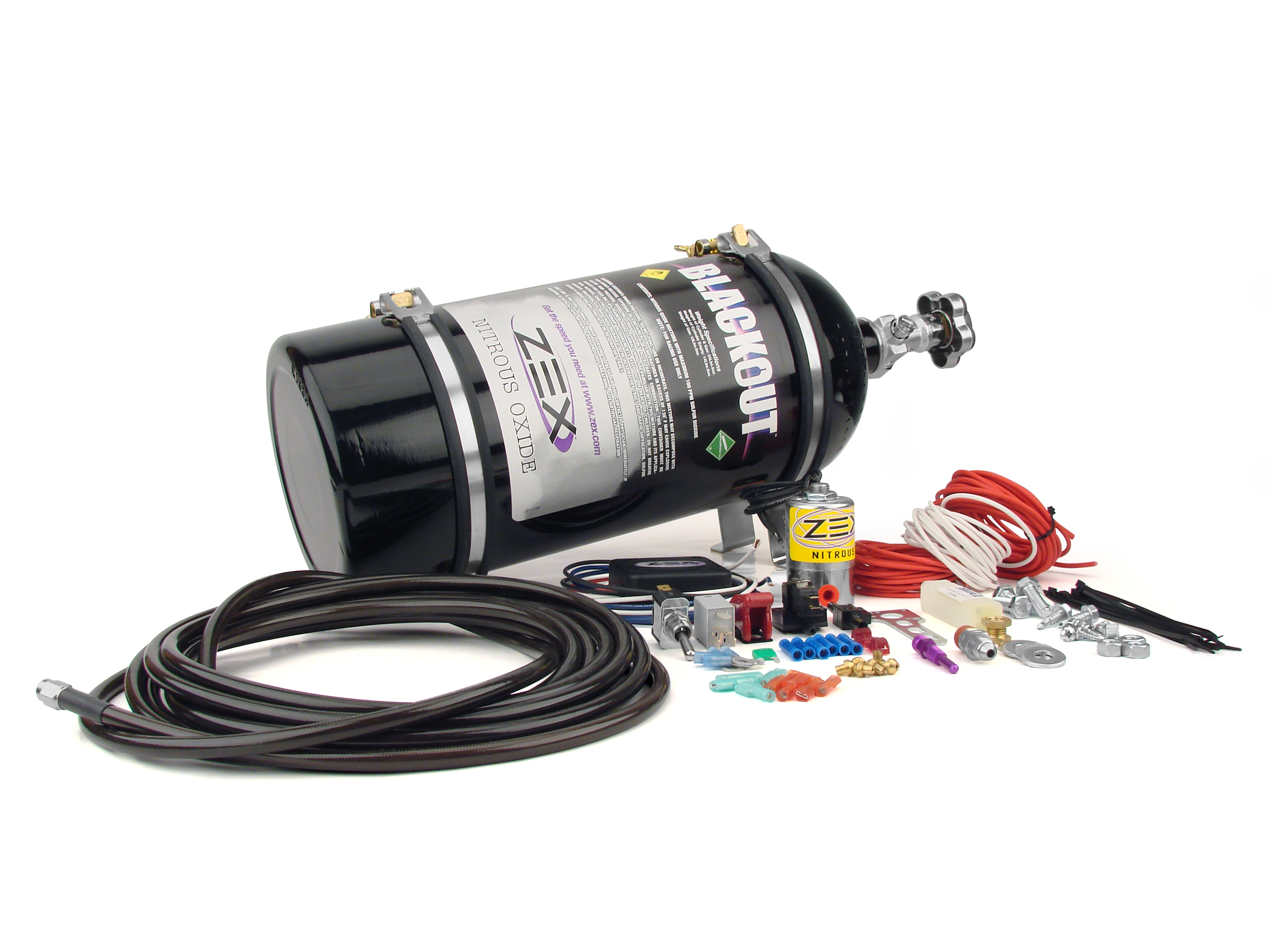 ZEX Pro Street Diesel Nitrous System with Black Bottle, Pro Strt Diesel BLK, Corvette, Camaro and others