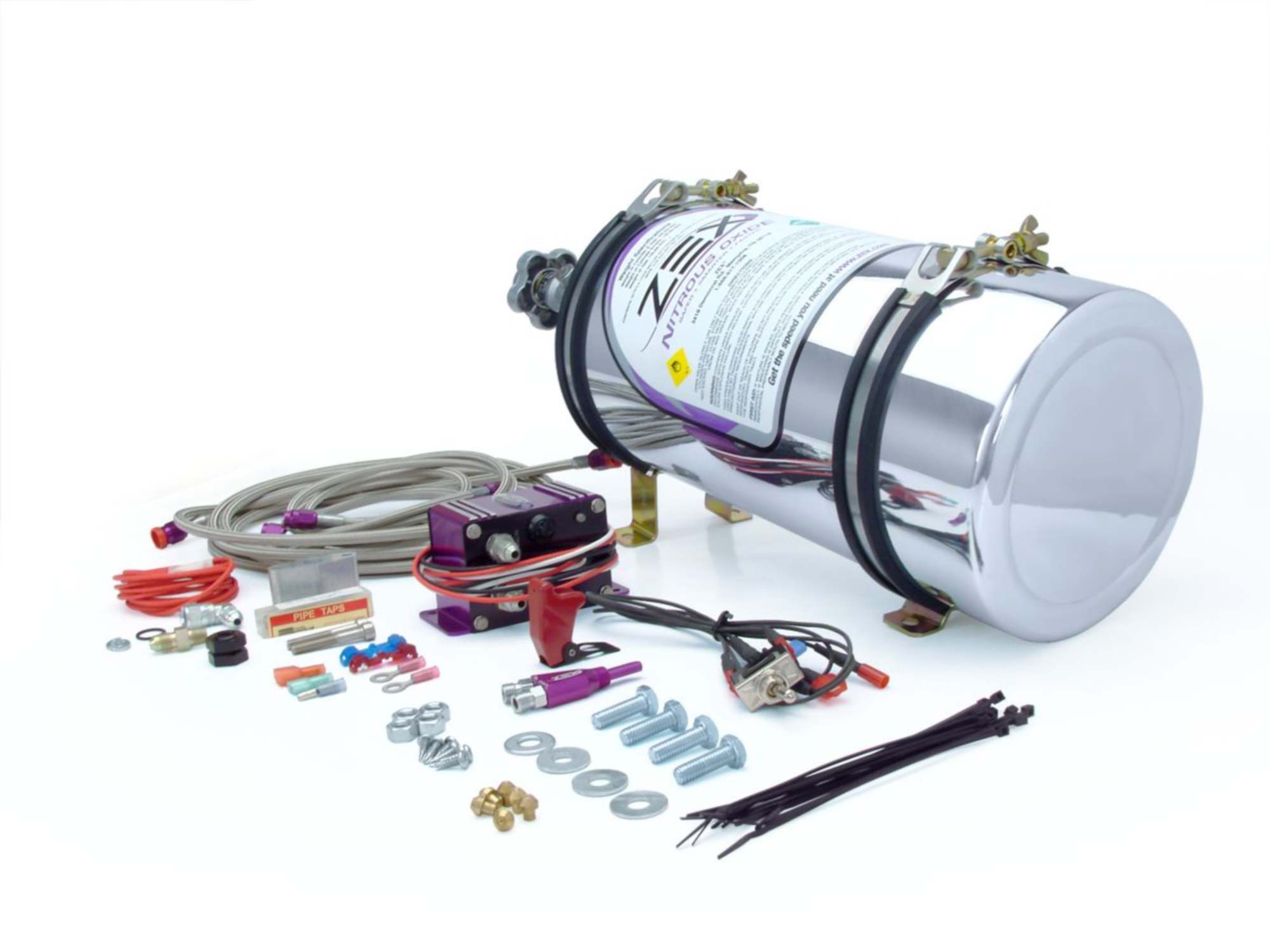 ZEX 2003 to 2006 Nissan 350Z Polished Nitrous System, 350Z Pol Kit, Corvette, Camaro and others