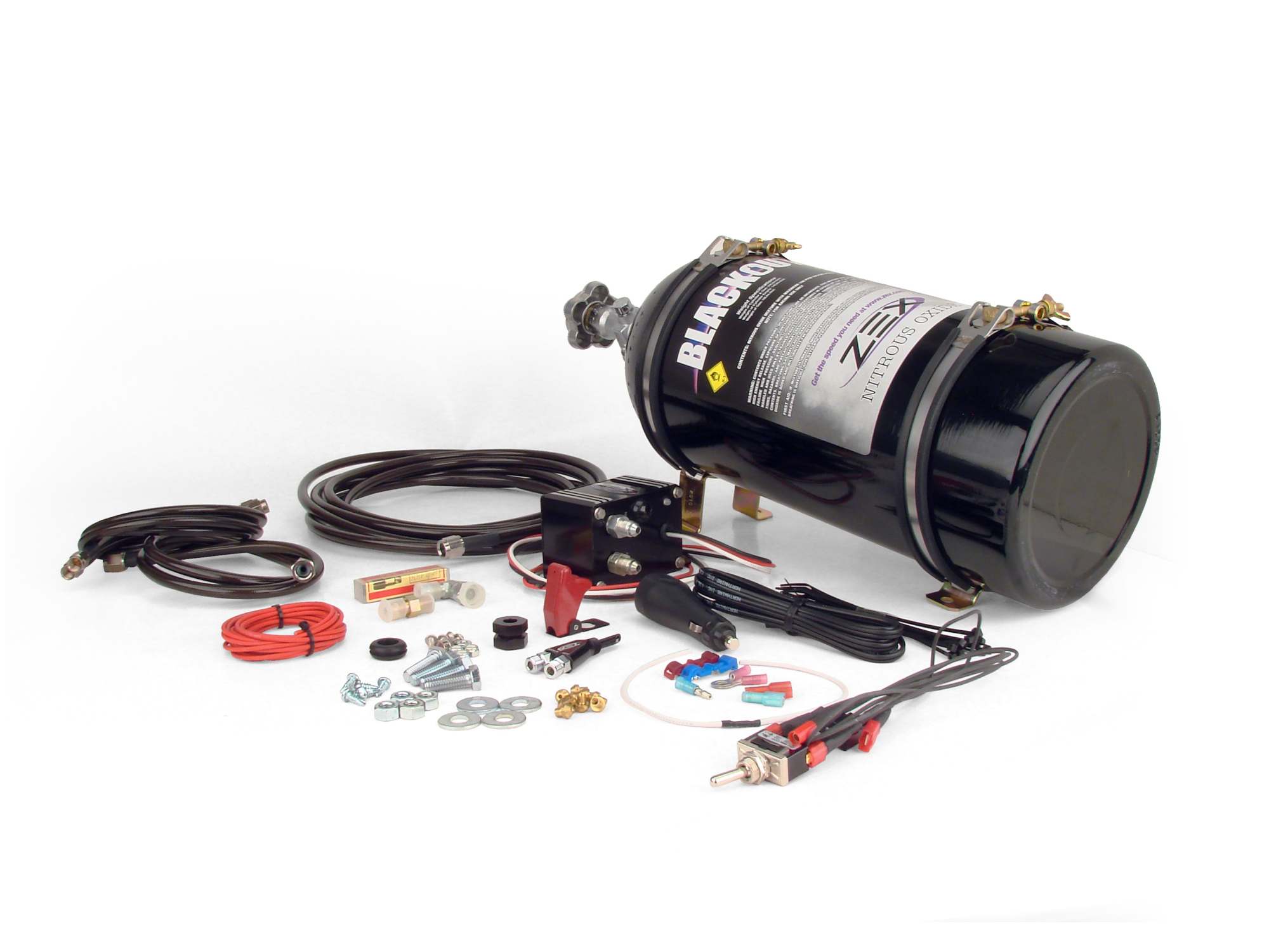 ZEX LSX Blackout Nitrous System, LSX Kit Black, Corvette, Camaro and others
