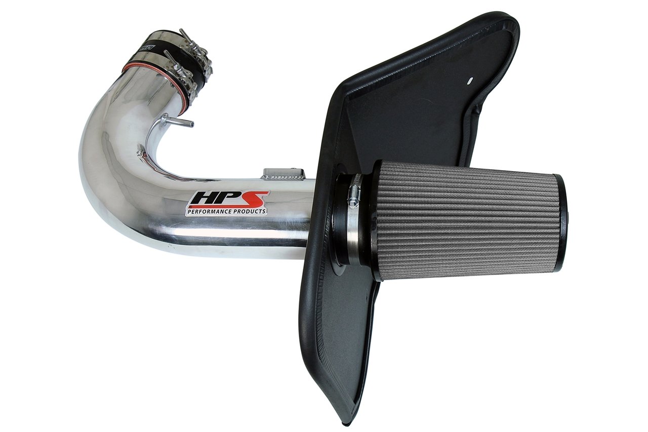 HPS Performance Cold Air Intake Kit 10-15 Chevy Camaro SS 6.2L V8, Includes Heat Shield, Polish