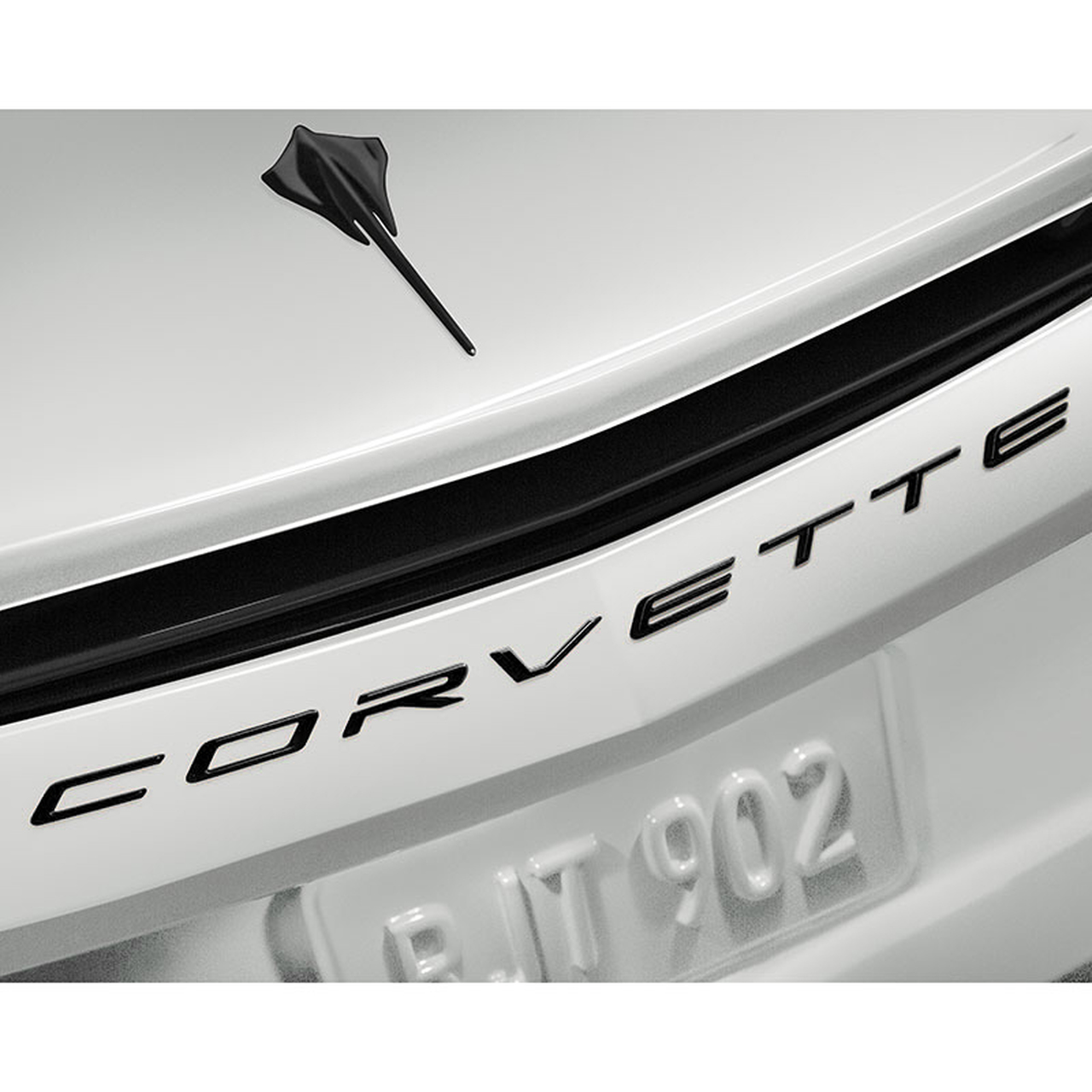 20-22+ C8 Corvette Script Emblem (Carbon Flash) - GM OEM
