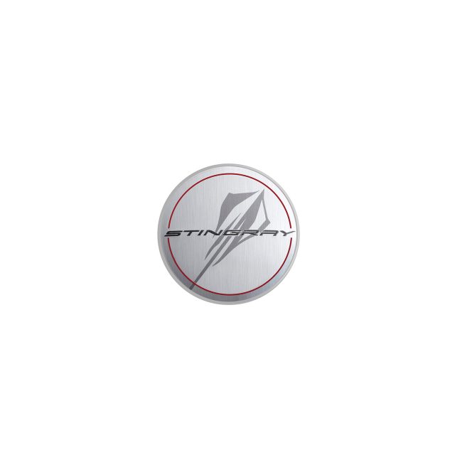 C8 Corvette, Stingray Center Cap in Silver with Stingray Logo